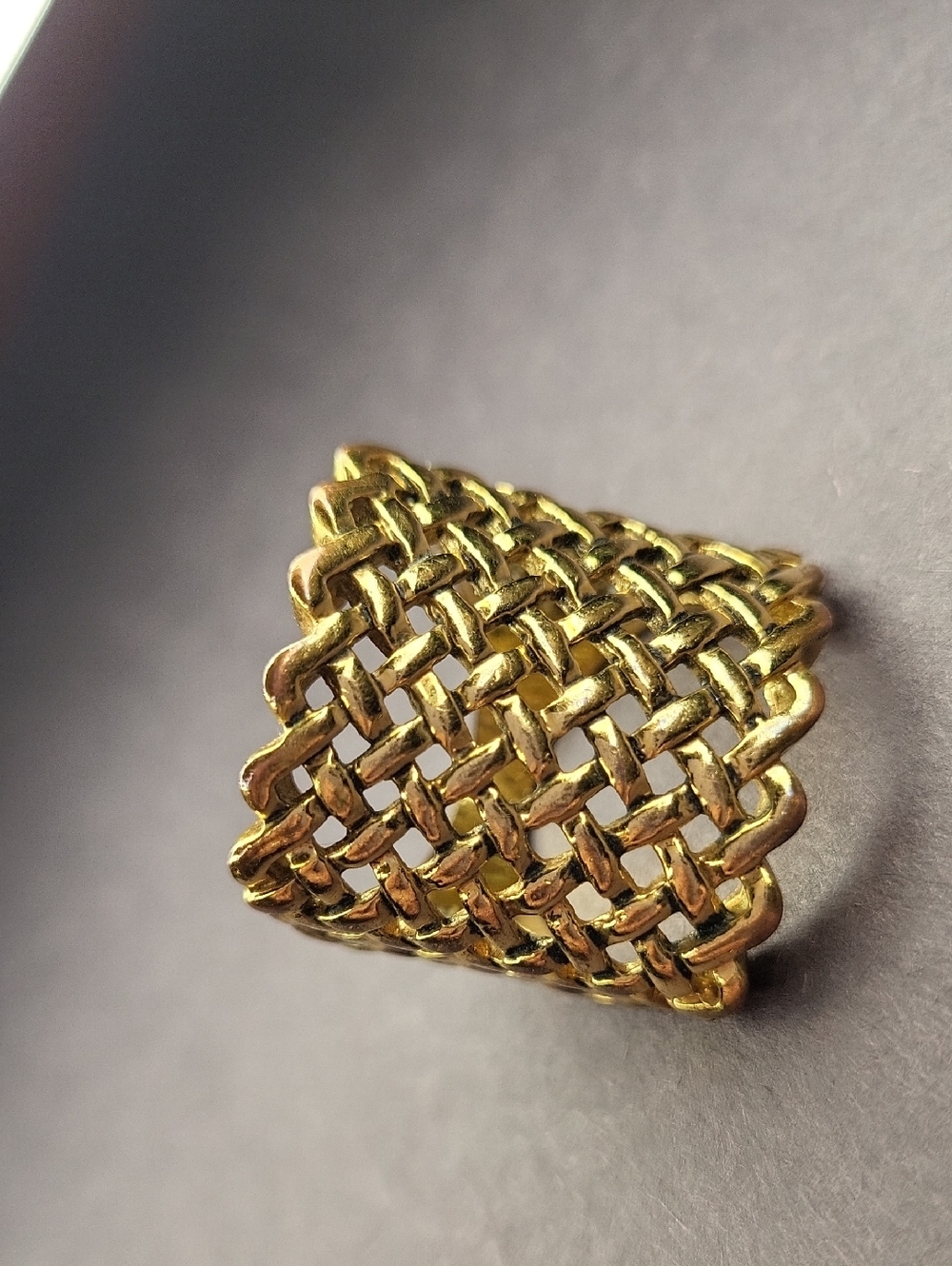 Woven Gold Ring